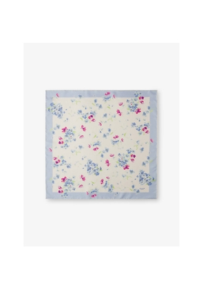 Womens Prada Printed Silk Twill Scarf