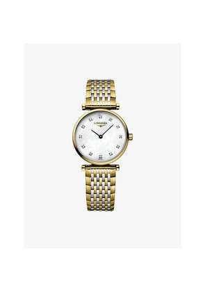Longines L4.209.2.87.7 La Grande Classique Yellow PVD Coated Stainless-Steel and 0.048ct Diamond Quartz Watch