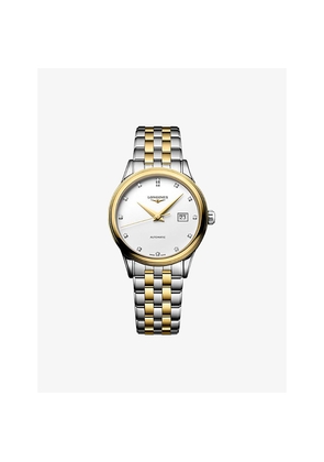 Longines L4.374.3.17.7 Flagship Yellow PVD Coated Stainless-Steel and 0.034ct Diamond Automatic Watch