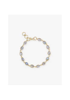 Womens La Maison Couture Amadeus Luna 18ct Yellow Gold Vermeil and Labradorite Bracelet
