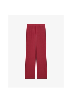 Womens Joseph Sahel Crepe De Chine Silk Trousers