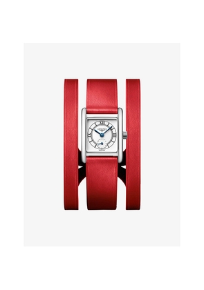 Longines L5.200.4.75.0 Mini Dolcevita Double Strap Stainless-Steel and Leather Quartz Watch