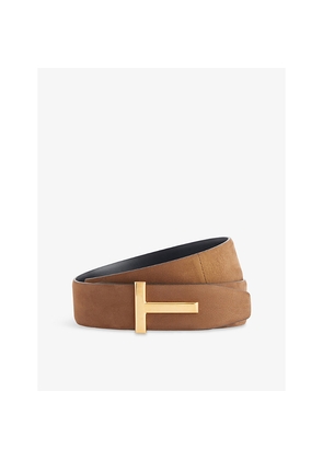 Mens Tom Ford Reversible T Leather Belt