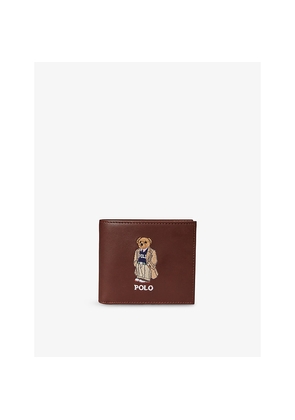 Mens Polo Ralph Lauren Polo Bear Leather Wallet