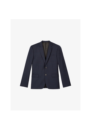 Mens The Kooples Notch-Lapel Slim-Fit Wool Blazer