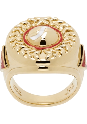 Casablanca Sports Medallion Ring