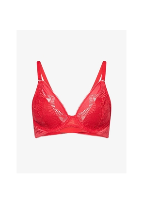Womens Wacoal Sensu Plunge Lace Bra