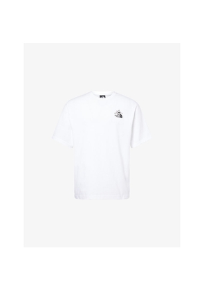 Mens The North Face Uhke Backpack Relaxed-Fit Cotton-Jersey T-Shirt