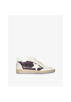 Womens Golden Goose Women's Ball Star Leather Low-Top Trainers