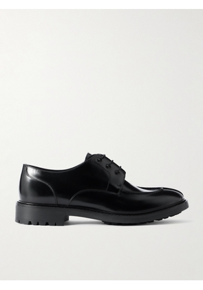 SAINT LAURENT - Lino Leather Derby Shoes - Men - Black - EU 42