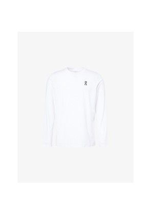 Mens Court Long-Sleeve Stretch-Woven T-Shirt