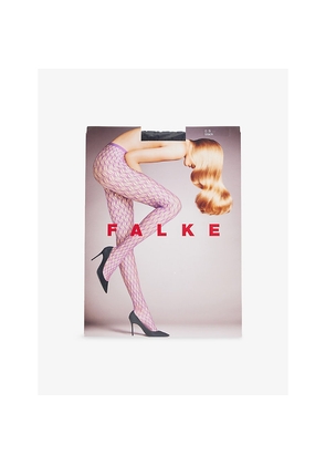 Womens Falke Fluid Fashion Stretch-Woven Tights