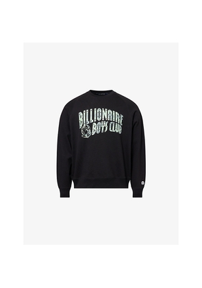 Mens Billionaire Boys Club Tritone Arch Logo-Print Crewneck Cotton-Jersey Sweatshirt