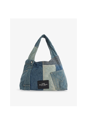 Womens Marc Jacobs The Deconstructed Denim Sack Shoulder Bag
