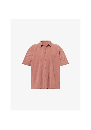 Mens Homme Plisse Issey Miyake July Pleated Woven Shirt
