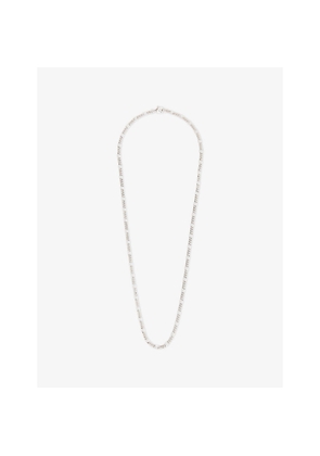Mens Serge Denimes Figaro Sterling-Silver Necklace