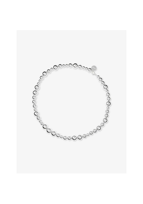 Womens Lie Studio Elly Sterling-Silver Plated Brass Necklace