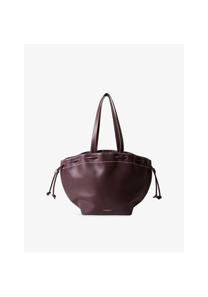 Womens Claudie Pierlot Sleek Leather Tote Shoulder Bag