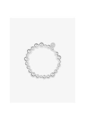 Womens Lie Studio Elly Sterling-Silver Plated Brass Bracelet