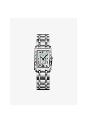 Mens L5.258.0.71.6 Longines Dolcevita Stainless-Steel and 0.280ct Diamond Quartz Watch