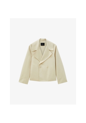 Womens Joseph Rollet Double-Breasted Wool and Silk-Blend Jacket