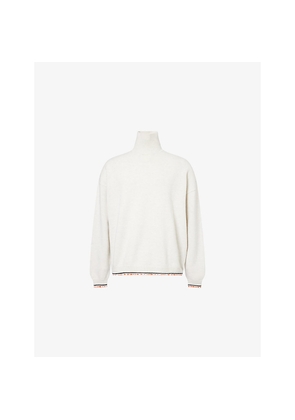 Mens Diomene Relaxed-Fit Turtleneck Wool-Blend Jumper