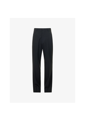 Mens Amiri Boot-Cut Straight-Leg Woven Trousers