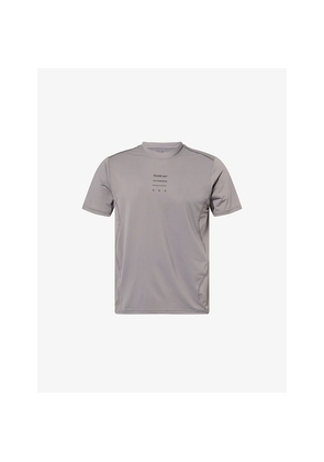 Mens 247 By Represent Trail Logo-Print Stretch-Woven T-Shirt