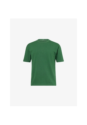 Mens Drakes Short-Sleeve Hiking Cotton-Jersey T-Shirt