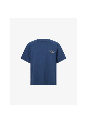 Mens Rhude Embroidered Raglan-Sleeves Cotton-Jersey T-Shirt