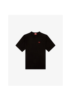 Mens Diesel T-Boxt-T6 Logo-Embroidered Cotton-Jersey T-Shirt