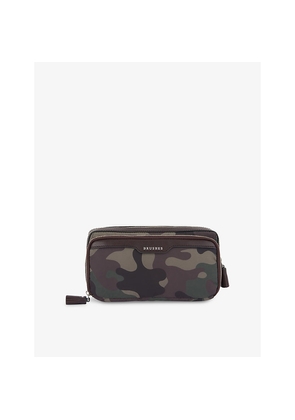 Womens Anya Hindmarch Camouflage-Pattern Nylon Makeup Bag