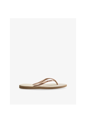 Womens Havaianas Slim Point Rubber Flip-Flops