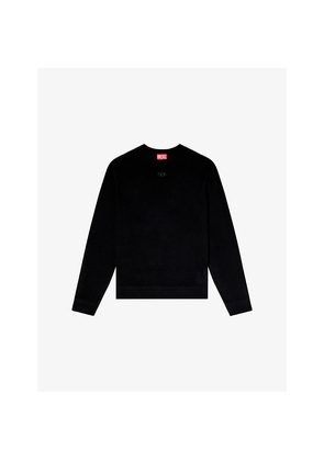 Mens Diesel K-Valiam Cut-Out Wool Jumper