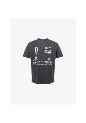 Mens Duke & Dexter Rodeo Team Crewneck Cotton-Jersey T-Shirt