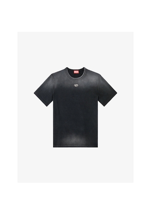 Mens Diesel T-Adjust-T1 Cut-Out Cotton-Jersey T-Shirt