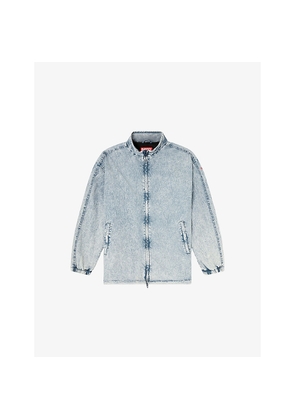 Mens Diesel J-Wilson Denim-Effect Woven Jacket