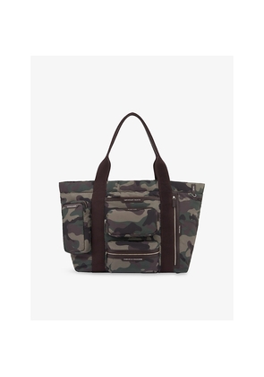 Anya Hindmarch Travel Camouflage-Pattern Nylon Tote Bag