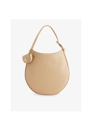 Womens Marc Jacobs Large Crescent Leather Tote Bag