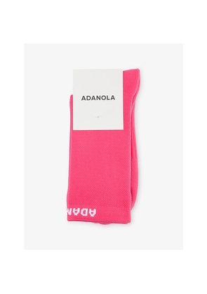 Womens Adanola Logo-Print Stretch-Woven Running Socks