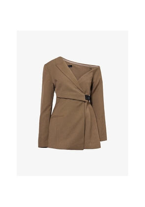 Womens Sir Sartoria Tailored Woven Mini Dress