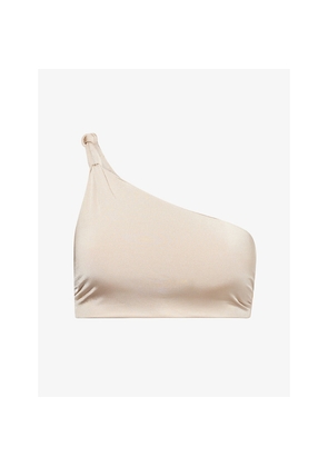 Womens Max Mara Alisia Asymmetric Bikini Top