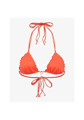 Womens Agent Provocateur Berry Triangle Bikini Top