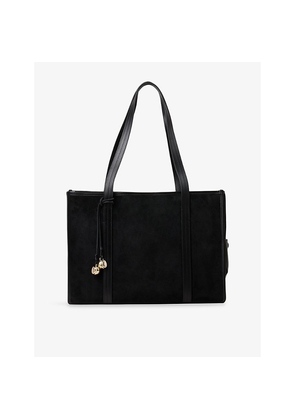 Womens Sandro Soft Suede Shopper Tote