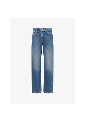 Womens The Couture Club Relaxed-Fit Straight-Leg Denim Jeans