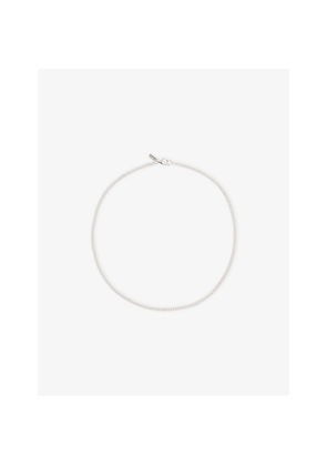 Mens Commonlines Mini Cuban 925 Sterling Silver Necklace