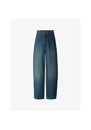 Womens Soeur Gabin Straight-Leg Relaxed-Fit Denim Jeans