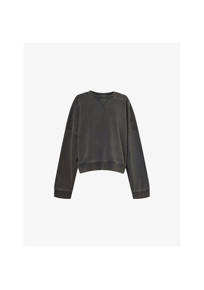 Womens Entire Studios Box Round-Neck Cotton-Jersey Sweatshirt