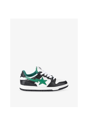 Mens A Bathing Ape Bape Sk8 Sta #1 M2 Leather Trainers