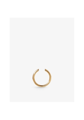 Womens Maria Black Twin Mini 18ct Yellow Gold-Plated Recycled Sterling-Silver Ear Cuff
